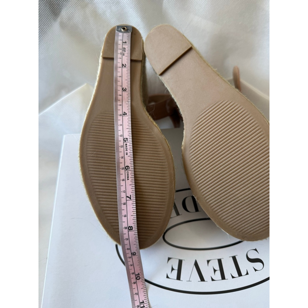 NWT Women’s STEVE MADDEN SANTORINI SANDAL DARK BLUSH PATENT size 8 - Picture 6 of 11